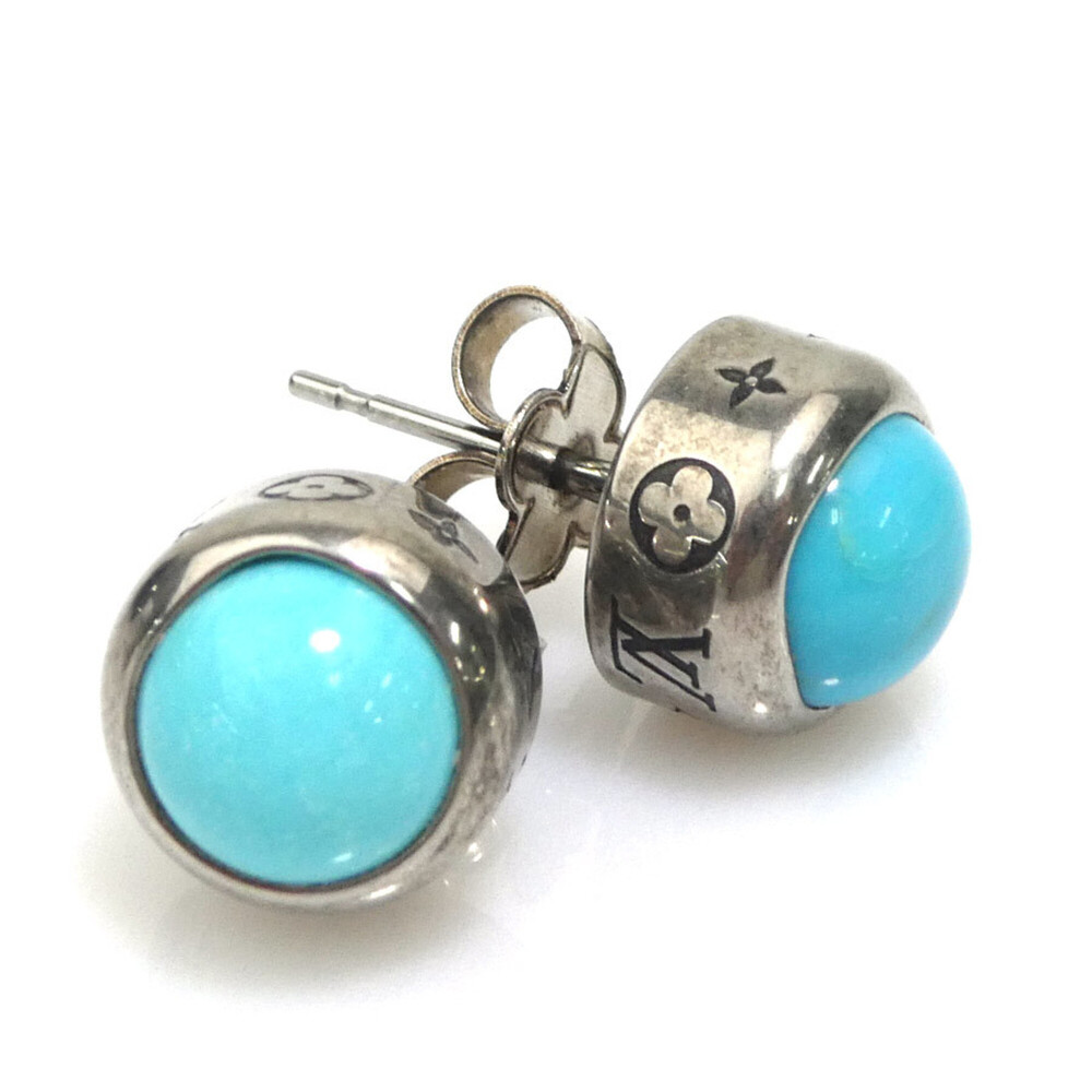 LOUIS VUITTON Silver Earrings - Picture 9 of 10